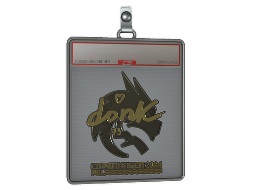 Sticker Slab | donk (Gold) | Copenhagen 2024