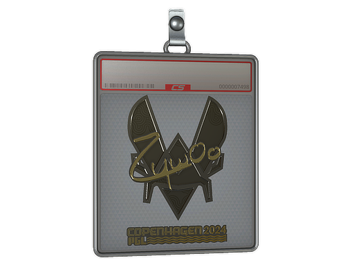 Sticker Slab | ZywOo (Gold) | Copenhagen 2024