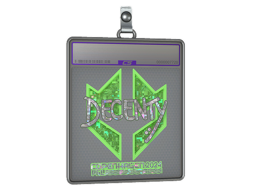 Sticker Slab | decenty (Glitter) | Copenhagen 2024