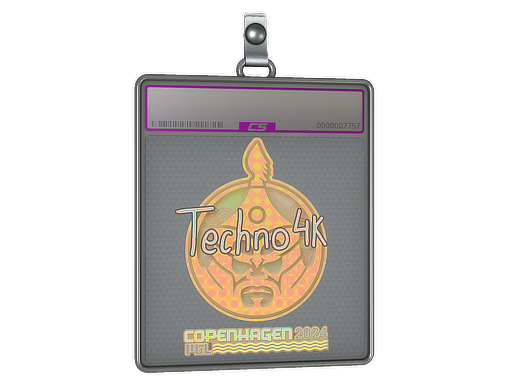 Sticker Slab | Techno4K (Holo) | Copenhagen 2024