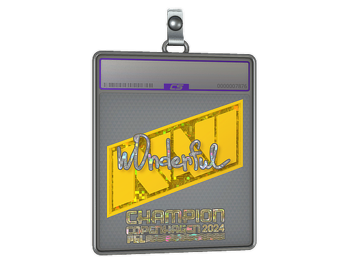 Sticker Slab | w0nderful (Glitter, Champion) | Copenhagen 2024