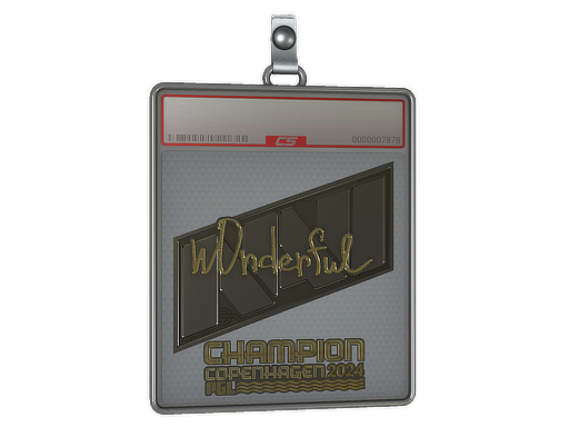 Sticker Slab | w0nderful (Gold, Champion) | Copenhagen 2024