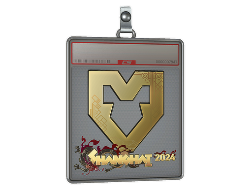 Sticker Slab | MOUZ (Gold) | Shanghai 2024