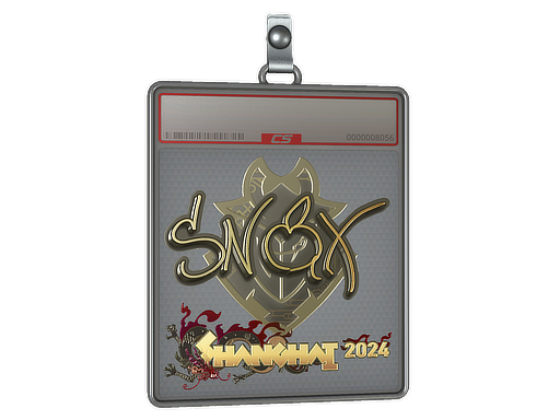 Sticker Slab | Snax (Gold) | Shanghai 2024