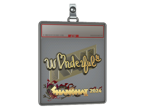Sticker Slab | w0nderful (Gold) | Shanghai 2024