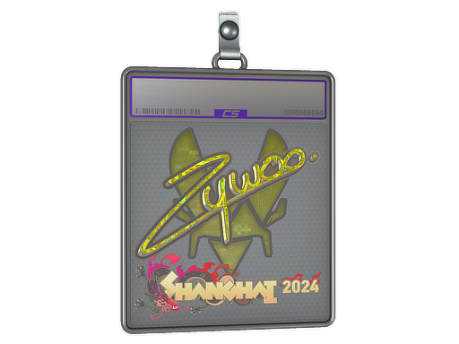 Sticker Slab | ZywOo (Glitter) | Shanghai 2024