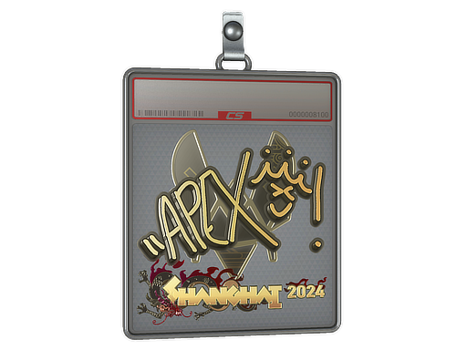 Sticker Slab | apEX (Gold) | Shanghai 2024