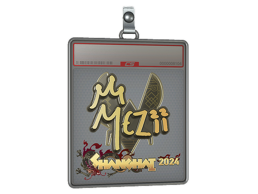 Sticker Slab | mezii (Gold) | Shanghai 2024