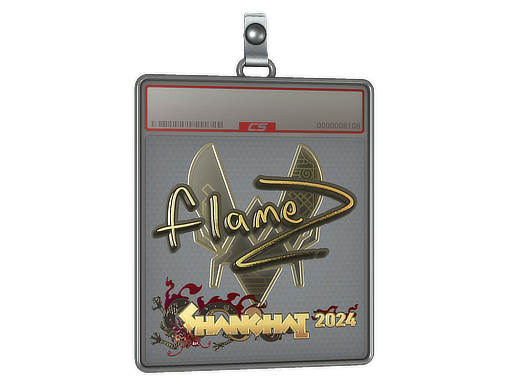Sticker Slab | FlameZ (Gold) | Shanghai 2024
