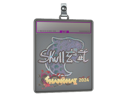 Sticker Slab | skullz (Holo) | Shanghai 2024
