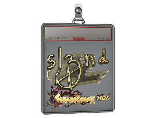 Sticker Slab | sl3nd (Gold) | Shanghai 2024