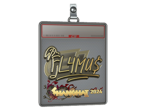 Sticker Slab | FL4MUS (Gold) | Shanghai 2024