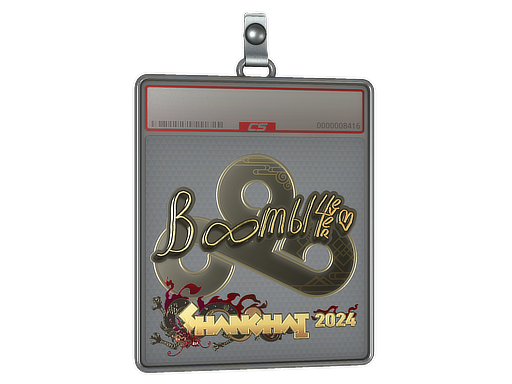 Sticker Slab | Boombl4 (Gold) | Shanghai 2024