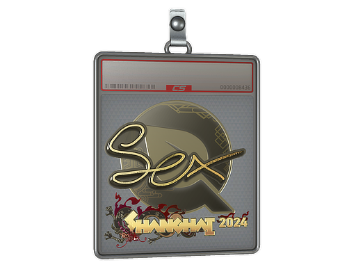 Sticker Slab | dexter (Gold) | Shanghai 2024