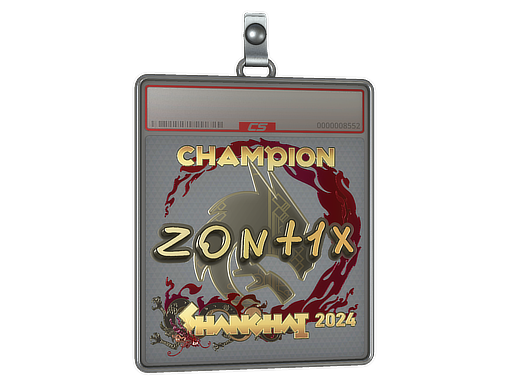 Sticker Slab | zont1x (Gold, Champion) | Shanghai 2024