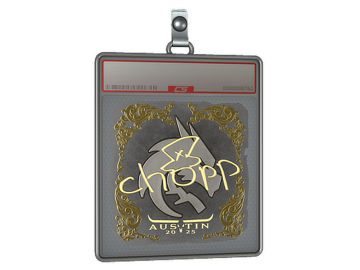 Sticker Slab | chopper (Gold) | Austin 2025