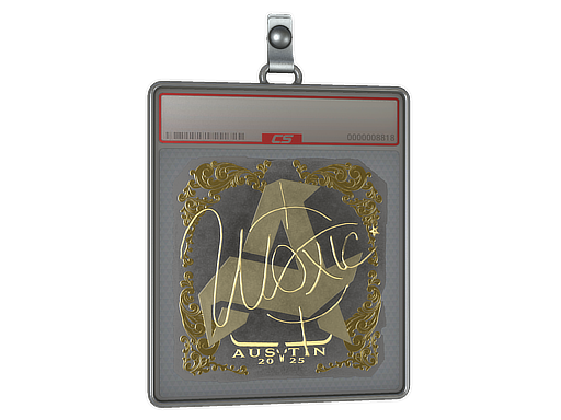 Sticker Slab | woxic (Gold) | Austin 2025
