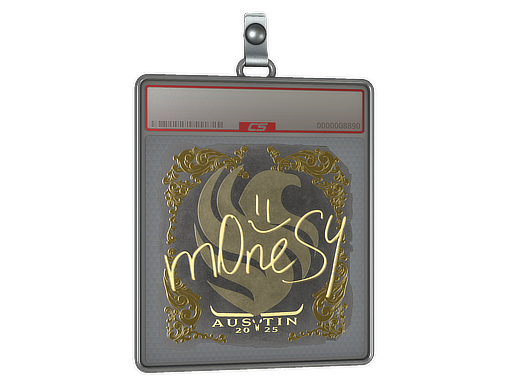 Sticker Slab | m0NESY (Gold) | Austin 2025