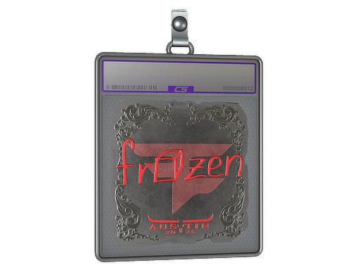 Sticker Slab | frozen (Foil) | Austin 2025