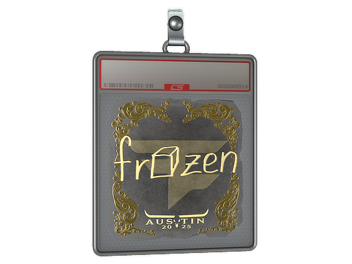 Sticker Slab | frozen (Gold) | Austin 2025