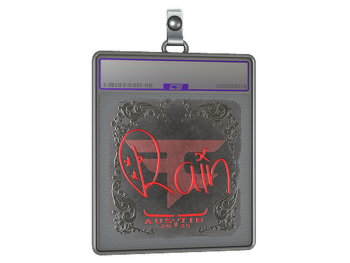 Sticker Slab | rain (Foil) | Austin 2025