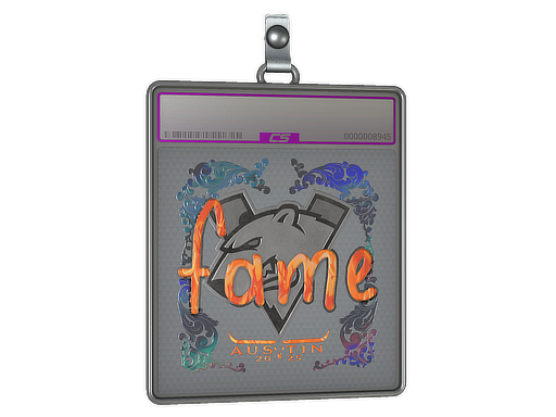 Sticker Slab | fame (Holo) | Austin 2025