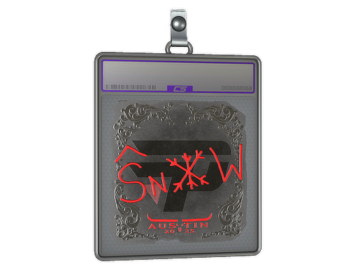 Sticker Slab | snow (Foil) | Austin 2025