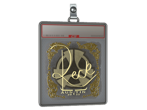 Sticker Slab | reck (Gold) | Austin 2025