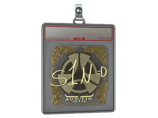 Sticker Slab | s1n (Gold) | Austin 2025