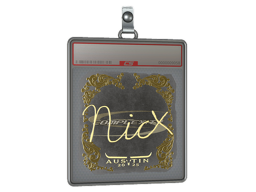 Sticker Slab | nicx (Gold) | Austin 2025