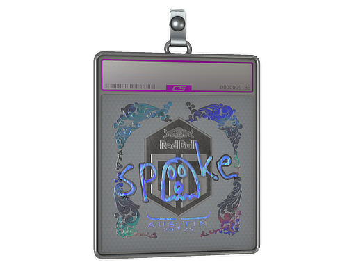 Sticker Slab | spooke (Holo) | Austin 2025