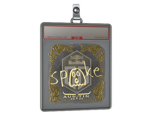 Sticker Slab | spooke (Gold) | Austin 2025