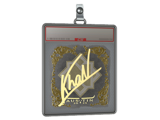 Sticker Slab | khaN (Gold) | Austin 2025