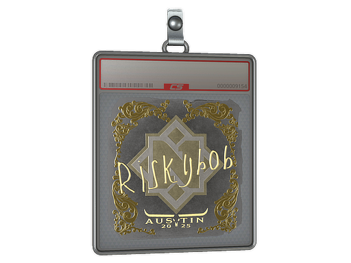 Sticker Slab | riskyb0b (Gold) | Austin 2025