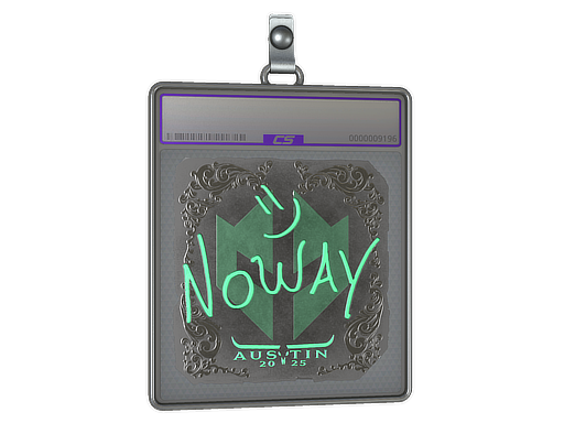 Sticker Slab | noway (Foil) | Austin 2025