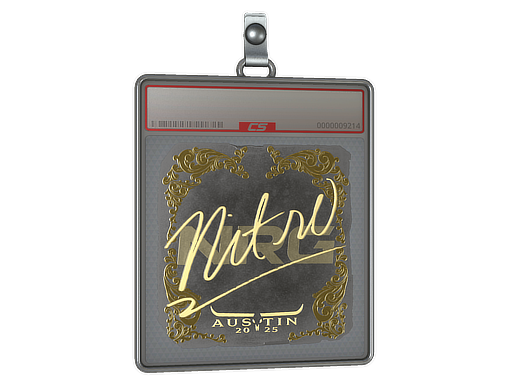 Sticker Slab | nitr0 (Gold) | Austin 2025