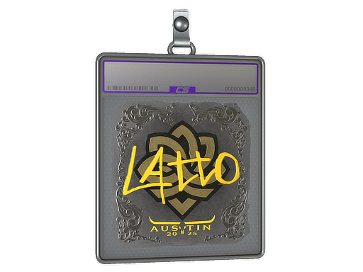 Sticker Slab | latto (Foil) | Austin 2025