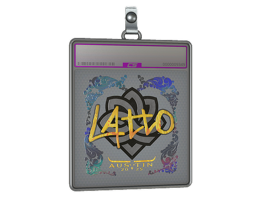 Sticker Slab | latto (Holo) | Austin 2025