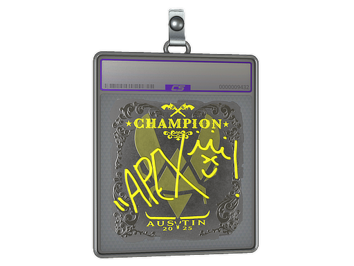 Sticker Slab | apEX (Foil, Champion) | Austin 2025
