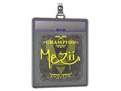 Sticker Slab | mezii (Foil, Champion) | Austin 2025