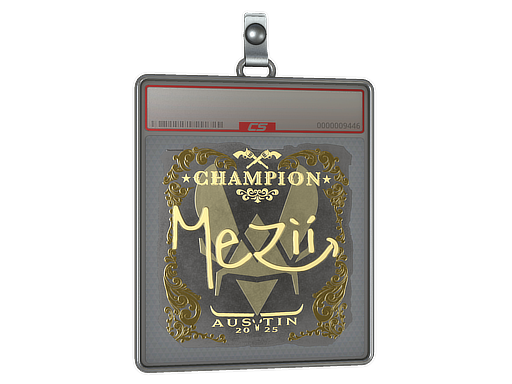 Sticker Slab | mezii (Gold, Champion) | Austin 2025