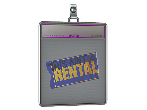 Sticker Slab | Ain't A Rental (Foil)