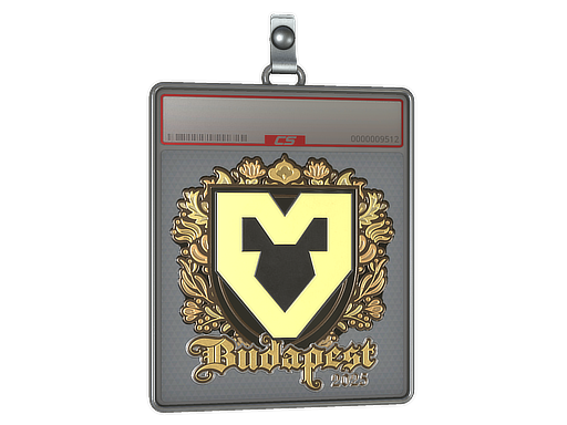 Sticker Slab | MOUZ (Gold) | Budapest 2025
