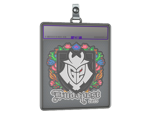 Sticker Slab | G2 esports (Embroidered) | Budapest 2025