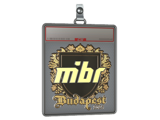 Sticker Slab | MIBR (Gold) | Budapest 2025