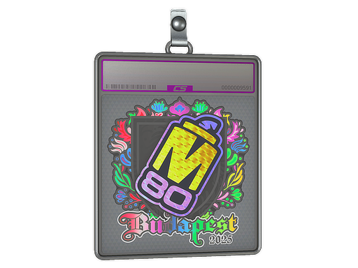 Sticker Slab | M80 (Holo) | Budapest 2025