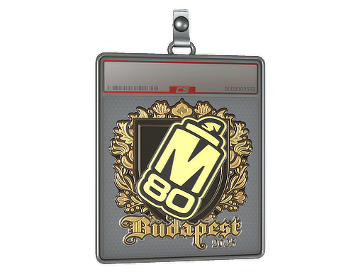 Sticker Slab | M80 (Gold) | Budapest 2025