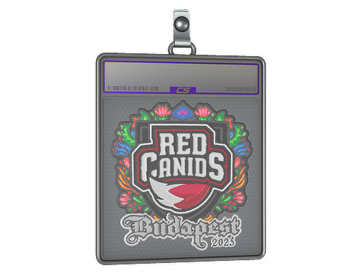 Sticker Slab | RED Canids (Embroidered) | Budapest 2025
