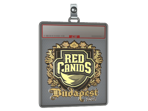 Sticker Slab | RED Canids (Gold) | Budapest 2025