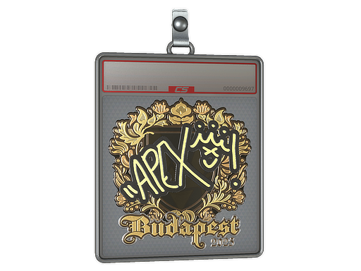 Sticker Slab | apEX (Gold) | Budapest 2025